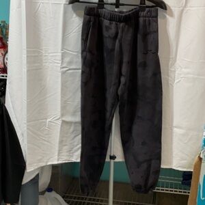Lazypants Black Camouflage Jogger Pants.  Worn once.